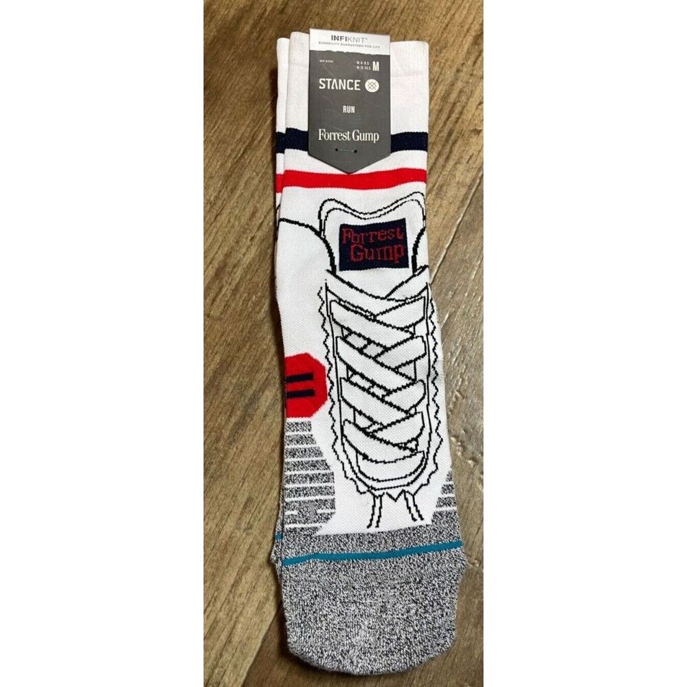 Stance Forest Gump Run Forrest Run Crew Running Socks Adult Medium M